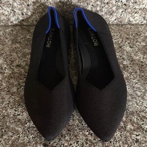 Rothy's Black and Blue Women's Flats